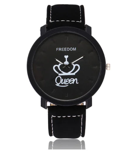 "Crown Couple Watches - Matching Timepieces"