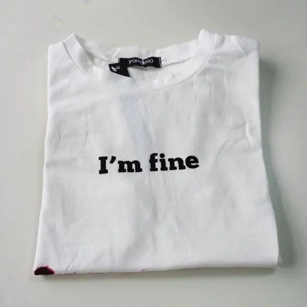 Imfine Men's Cotton Blend Round Neck T-Shirt