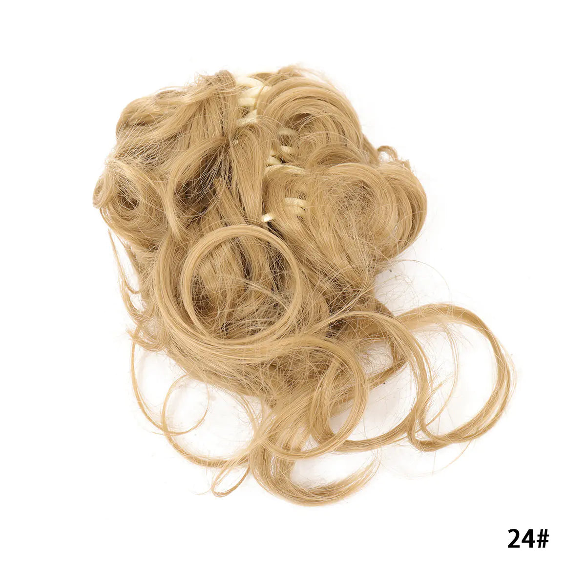 Fashionable Long Wig Bun Hair Clip for Women