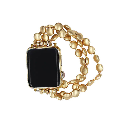 Round Beaded Strap Band for Watches