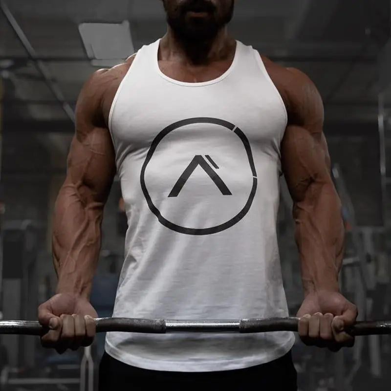AP Summer New Men's Muscle Running Tank Top