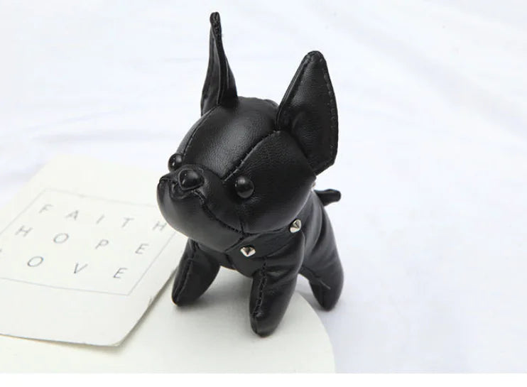Bulldog Pendant Car Decoration Pet Dog Keychain