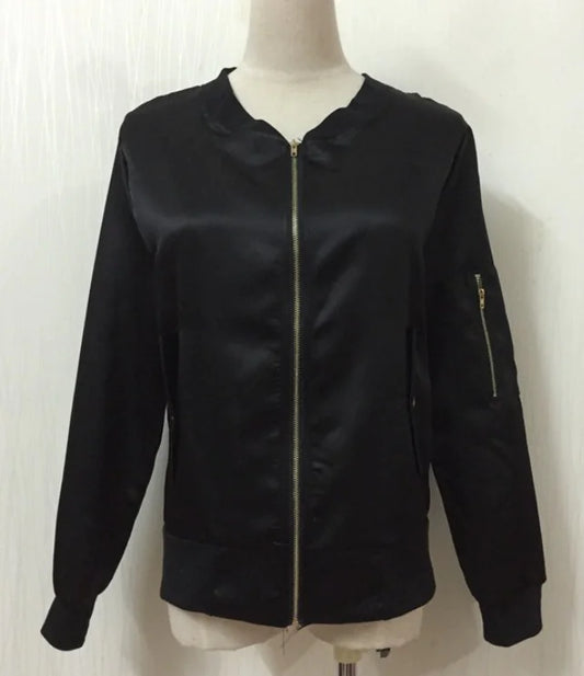 Women's Casual Baseball Jacket