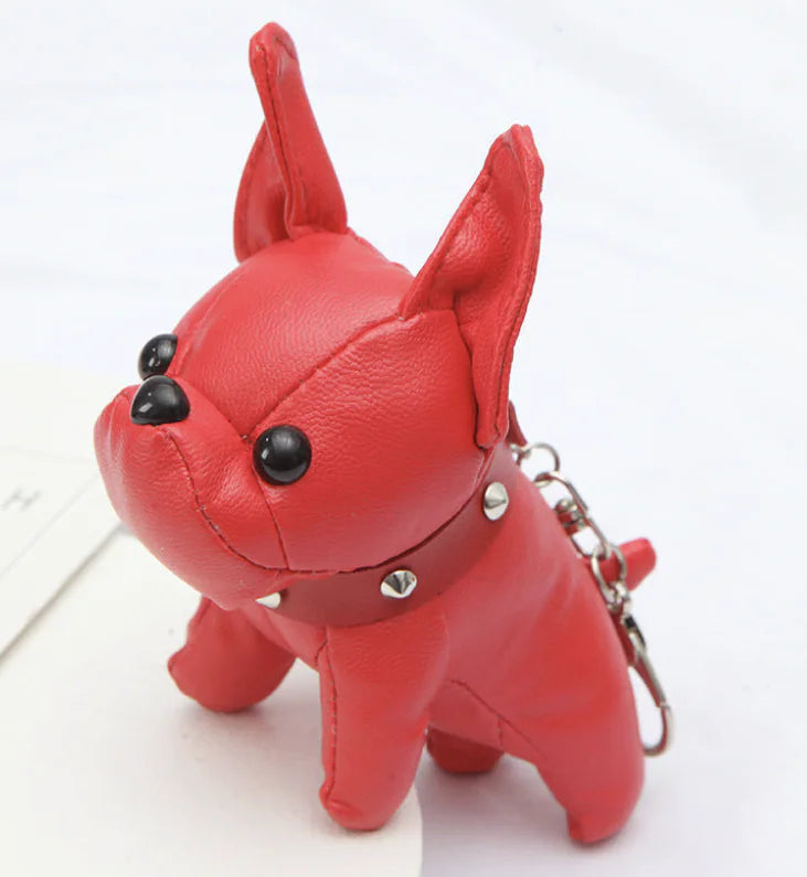 Bulldog Pendant Car Decoration Pet Dog Keychain