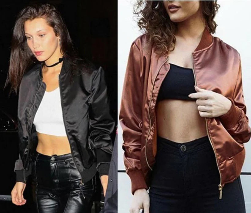 Women's Casual Baseball Jacket