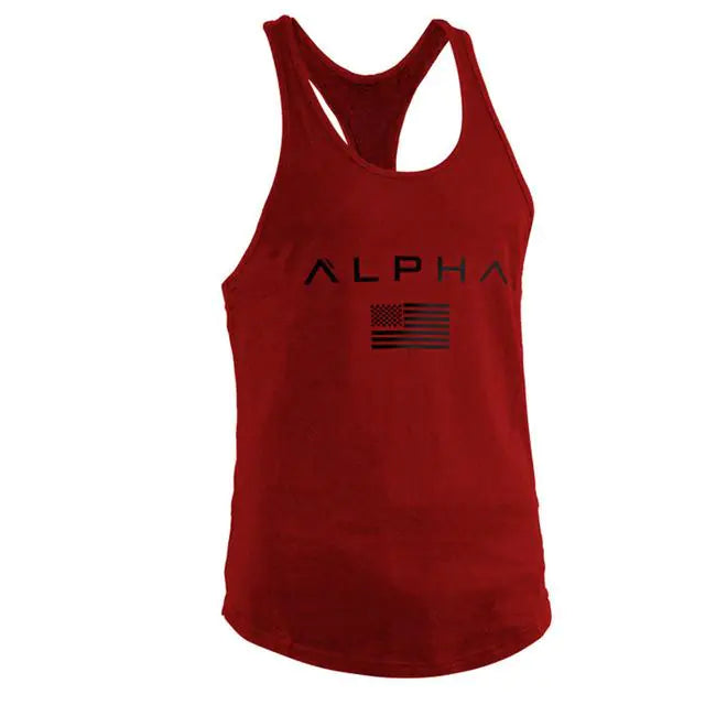 AP Summer New Men's Muscle Running Tank Top