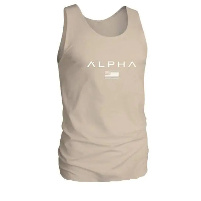 AP Summer New Men's Muscle Running Tank Top