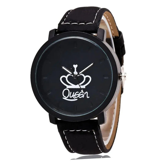 "Crown Couple Watches - Matching Timepieces"