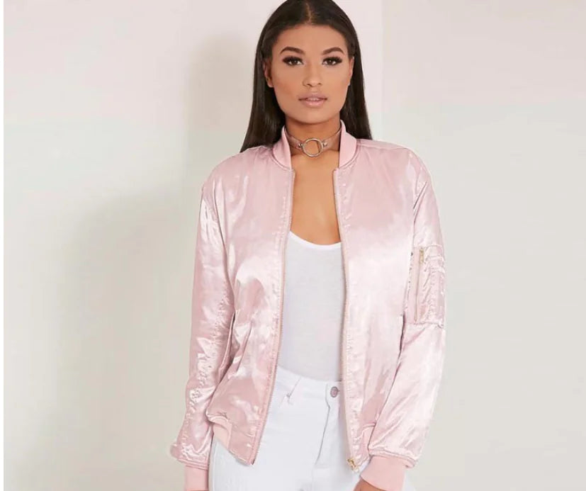 Women's Casual Baseball Jacket