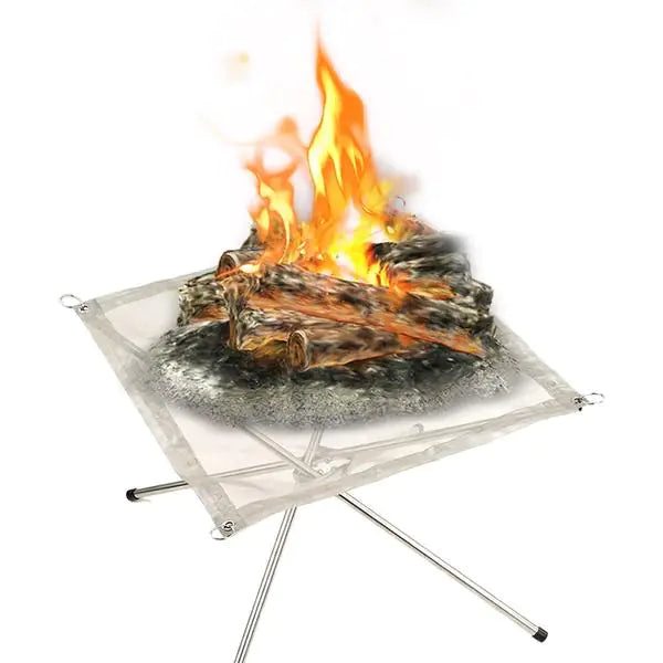 Portable Outdoor Fire Pit and BBQ Grill架